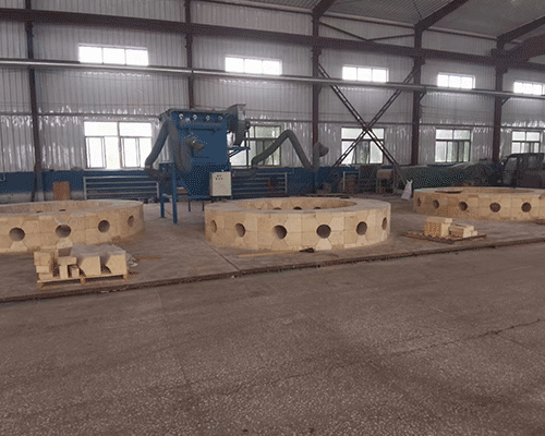 熱風(fēng)爐燃燒器組合磚，紅柱石磚